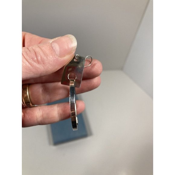 Rain Earrings Silver Dangle Drop Womens 2 Inch Drop Earrings - Picture 6 of 9